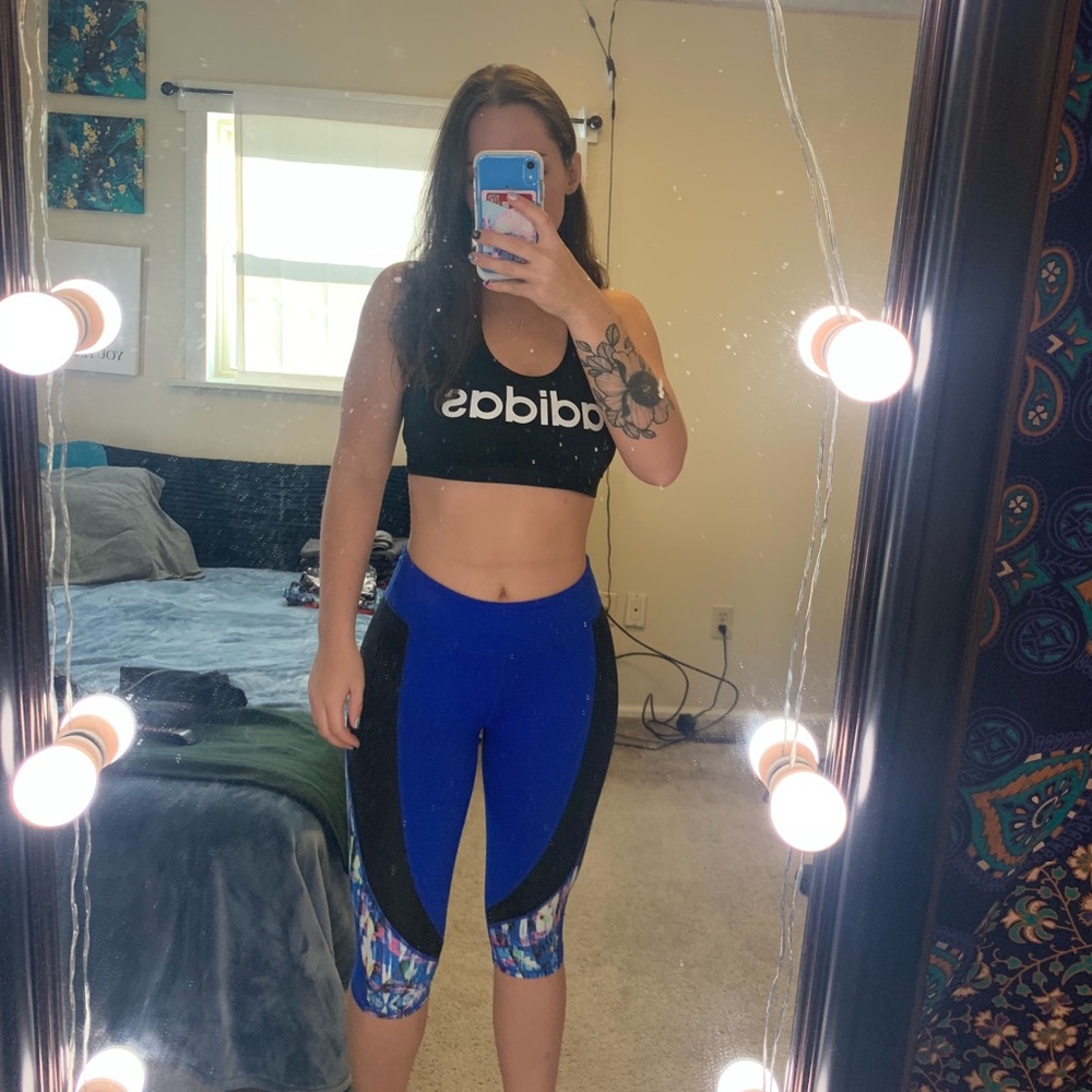 Fabletics Cobalt Capri Leggings